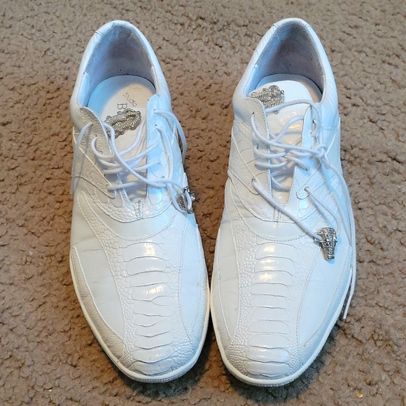 Studio Belvedere Other - Belvedere Bene Men's Genuine Ostrich & Soft Calf Sneakers